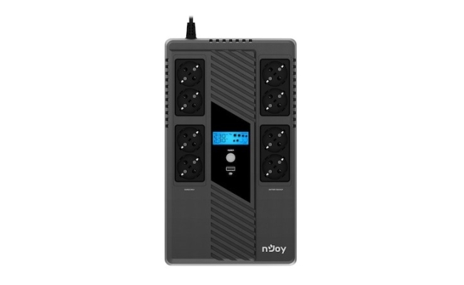 UPS nJoy Token 800 VA / 480 W  Capacity 800 VA / 480 W 19510