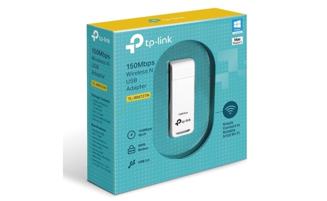 Adaptor wireless TP-Link TL-WN727N, USB, 150 Mbps 21065