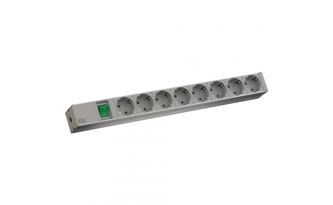 Bachmann IT  PDU 8 x prize Schuko, 1x Switch ,in Schuko, 1U, impamantare,...