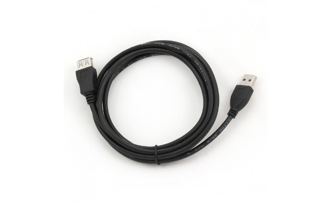 Cablu prelungitor USB GEMBIRD 1.8m, USB 2.0 (T) la USB 2.0 (M), conectori...