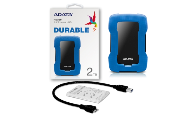 HDD Extern ADATA HD330, 2TB, Albastru. USB 3.1 21332