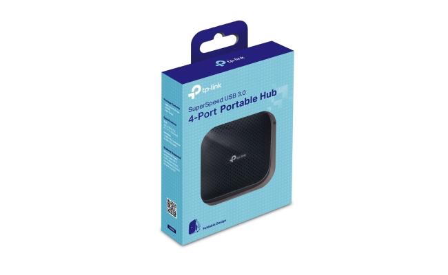 Hub USB TP-Link UH400, 4 porturi USB 3.0, negru 20666