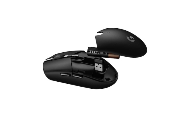 Mouse gaming Logitech G305 LightSpeed Hero 910-005282, wireless, optic, negru...