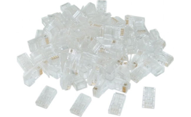 MUFA RJ-45 GEMBIRD pt. cablu UTP, Cat6, RJ-45 (T), plastic, 10 buc,...