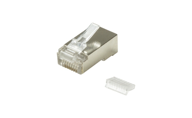 MUFA RJ-45 LOGILINK pt. cablu FTP, SFTP, Cat5e, RJ-45 (T), ecranat, plastic...