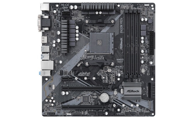 Placa de baza Asrock B450M Pro4 R2.0, socket AM4, Micro ATX, DDR4 20934