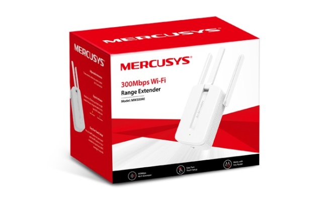 Range Extender Wi-Fi Mercusys MW300RE, 300Mbps 21034