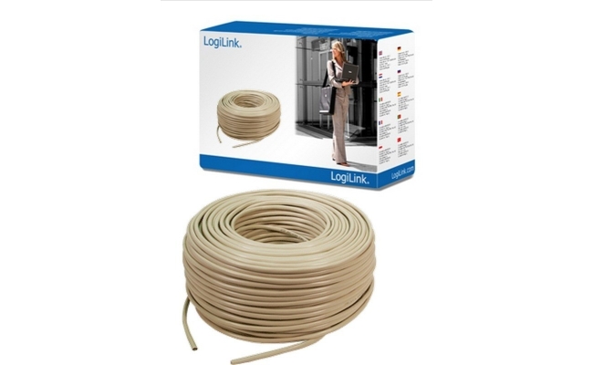 ROLA CABLU  UTP LOGILINK, Cat5e, 305m, Cupru-Aluminiu, Litat, AWG26,...