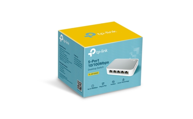 Switch TP-Link TL-SF1005D, 5 port, 10/100 Mbps 21041