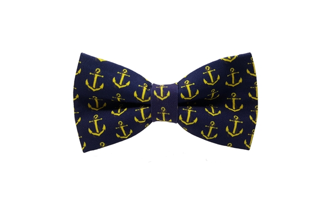 Papion Copii Nautic - Navy Yellow