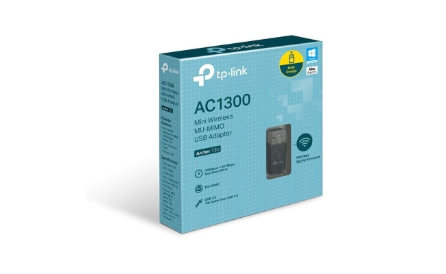 Adaptor USB Wireless MU-MIMO AC1300 TP-link Archer T3U 21923