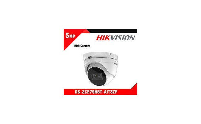 Camera supraveghere Hikvision Turbo HD dome DS-2CE79H8T-AIT3ZF(2.7- 13.5mm),...