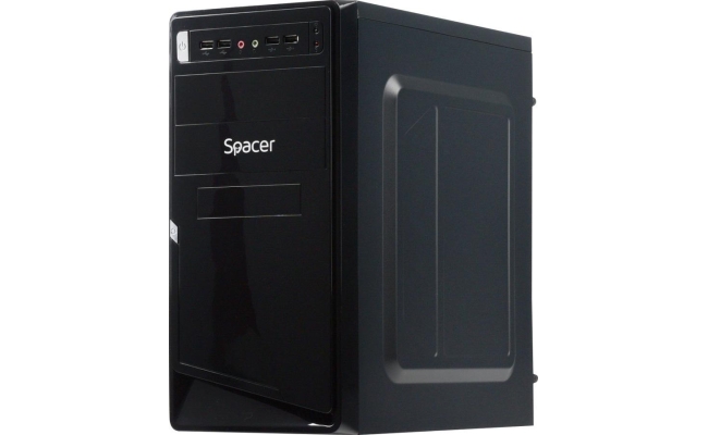 Carcasa Spacer New Mercury, ATX, MidTower, Gaming, sursa 500 (250W for 500W...