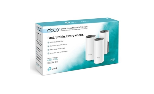 Deco M4 (3-pack)  TP-Link AC1200 Mesh Wi-Fi 21763