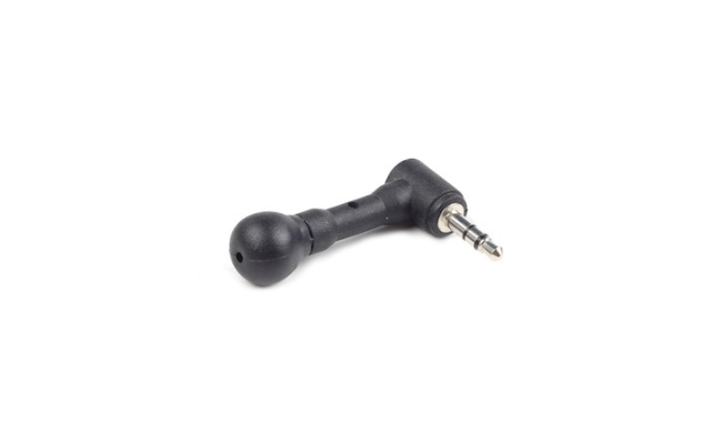 Microfon Gembird MIC-203 Negru, Suport Direct in Jack, Conector Jack 3.5 mm...