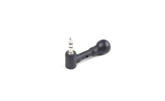 Microfon Gembird MIC-203 Negru, Suport Direct in Jack, Conector Jack 3.5 mm...