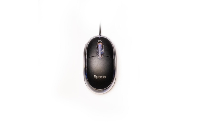 MOUSE Spacer, PC sau NB, cu fir, USB, optic, 800 dpi, butoane/scroll 3/1,...