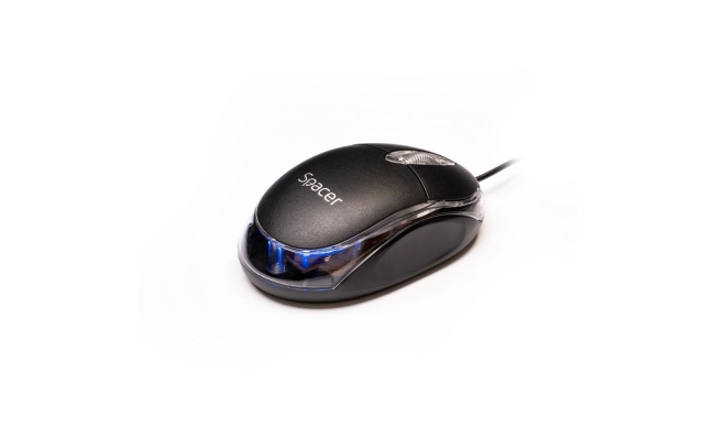 MOUSE Spacer, PC sau NB, cu fir, USB, optic, 800 dpi, butoane/scroll 3/1,...