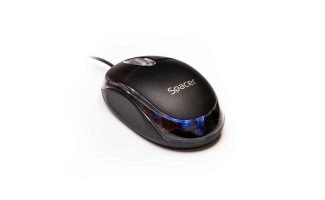 MOUSE Spacer, PC sau NB, cu fir, USB, optic, 800 dpi, butoane/scroll 3/1,...