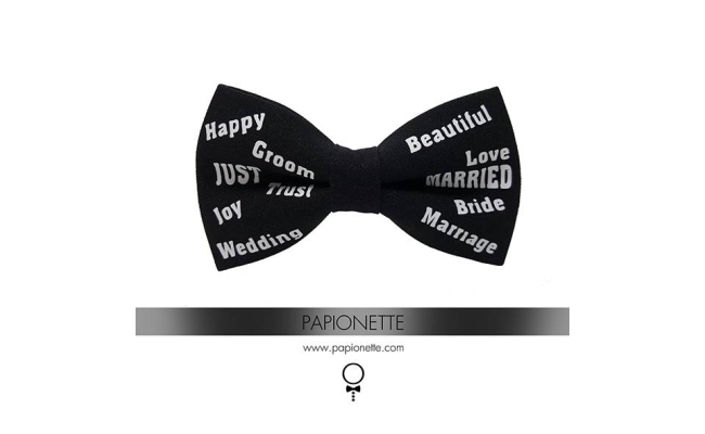 Papion Just Married Black