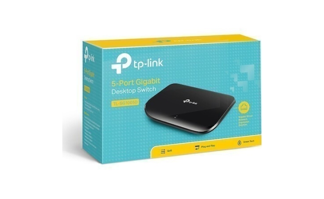 Switch TP-Link TL-SG1005D, 5 port, 10/100/1000 Mbps 21957