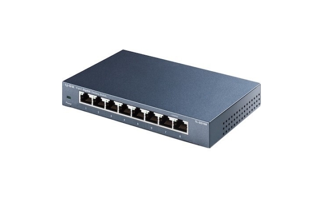 Switch TP-Link TL-SG108, 8 port, 10/100/1000 Mbps 21971