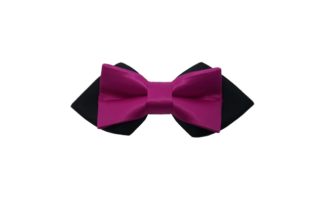 Papion Diamond Black & Fuchsia