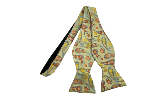 Papion Self Tie Yellow