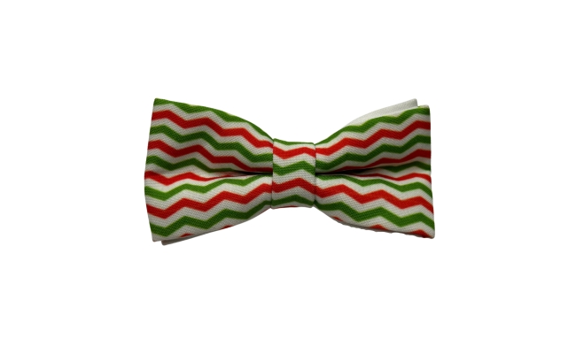 Papion Craciun Red-Green Stripes