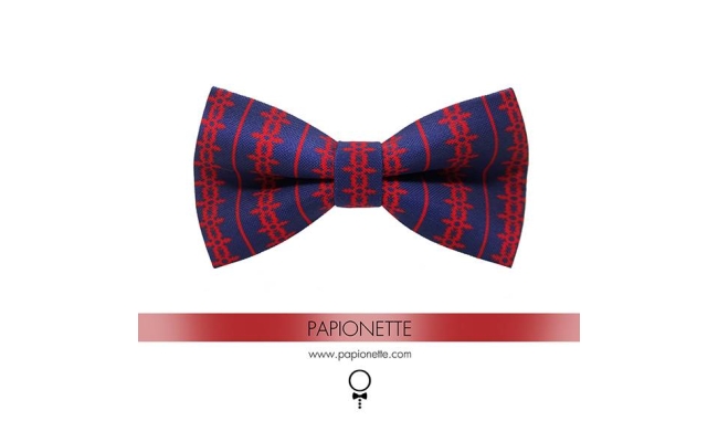 Papion Etnic Navy&Red