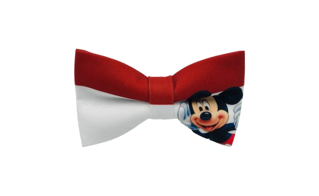 Papion Mickey Mouse Red&white