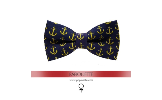 Papion Nautic - Navy Yellow