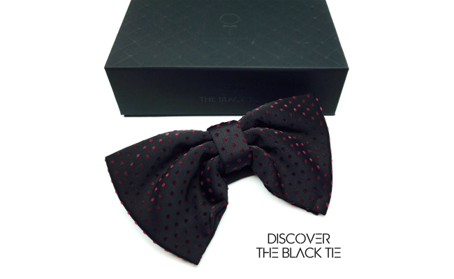 PAPION CEREMONIE ''THE BLACK TIE''  - RUBIN DOTS