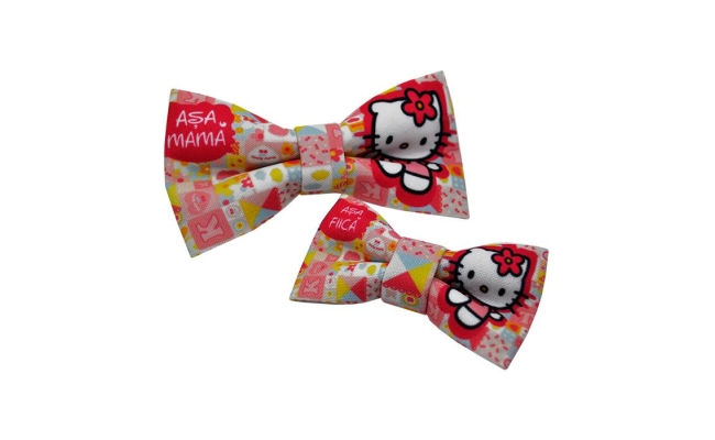 Set Papion Mama Fiica Hello Kitty