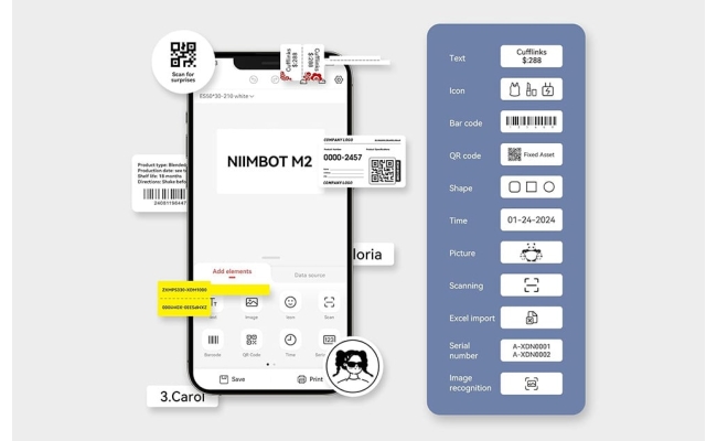 Niimbot M2 - Imprimanta de etichete portabila care iti simplifica organizarea...