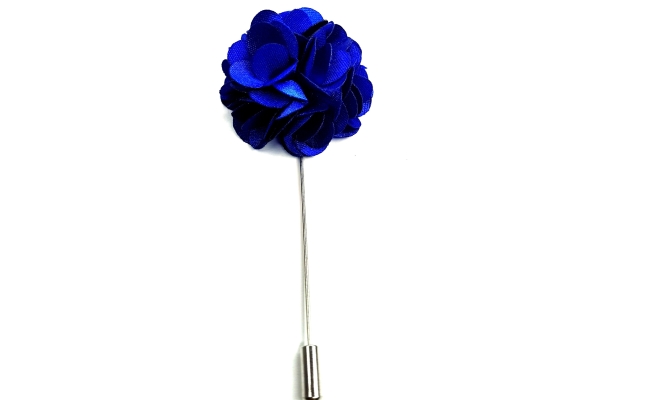 Pin Sacou Blue Flower