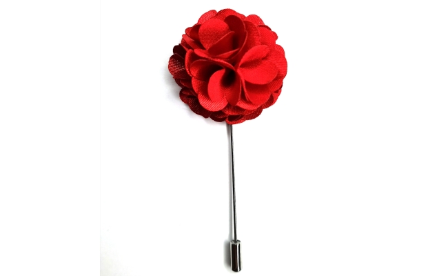 Pin Sacou Red Flower