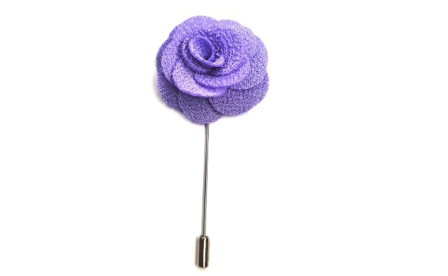 Pin Sacou Mauve Flower