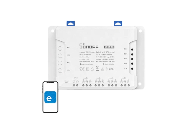 Smart Switch-ul WiFi SONOFF 4CHPROR3 24873