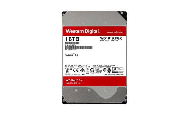 HDD WD 16TB, Red Pro, 7.200 rpm, buffer 512 MB, pt NAS, "WD161KFGX"