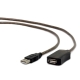 Cablu USB Gembird prelungitor UAE-01-5M, USB 2.0 (T) la USB 2.0 (M), negru 