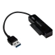 CABLU USB LOGILINK adaptor, USB 3.0 (T) la S-ATA (T), 6cm, adaptor USB la HDD...