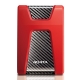 HDD extern ADATA, 2TB, HD650, 2.5", USB3.1, Rezistent la zgarieturi, Rosu...