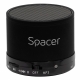 Boxa Spacer portabila SPB-TOPPER-BLK, Bluetooth, Negru 