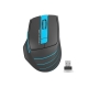 Mouse Gaming Wireless A4tech FG30 Blue, negru / albastru 