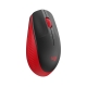 Mouse Wireless Logitech M190, 2.4GHz, optic, negru / rosu, 910-005908 539865