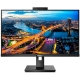 Monitor WLED IPS Philips 242B1H/00, 23.8", Full HD, 4ms, Webcam, Negru 