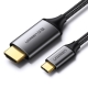 Cablu video Ugreen MM142 USB Type-C (T) la HDMI (T), 1.5m, negru 