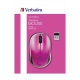 Mouse wireless Verbatim Go Nano 49043, 1600 dpi, USB, Roz 631342