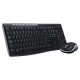 KIT wireless LOGITECH MK270, tastatura wireless multimedia + mouse wireless 3...